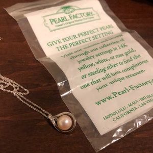 Pearl factory necklace. CHAIN WILL NOT BE INCLUDED WITH THIS PURCHASE.